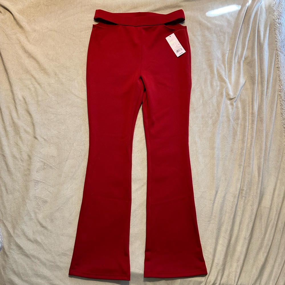 Wild Fable Target Red Flare Pants Size Medium